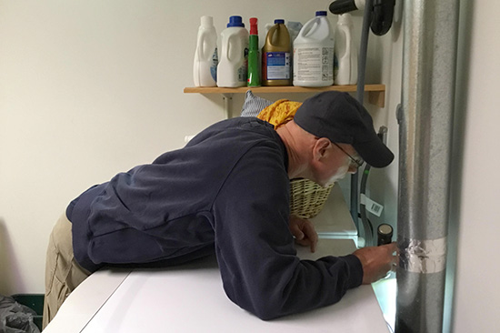 inspecting dryer vent