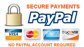 we accept payments via paypal and all major credit cards